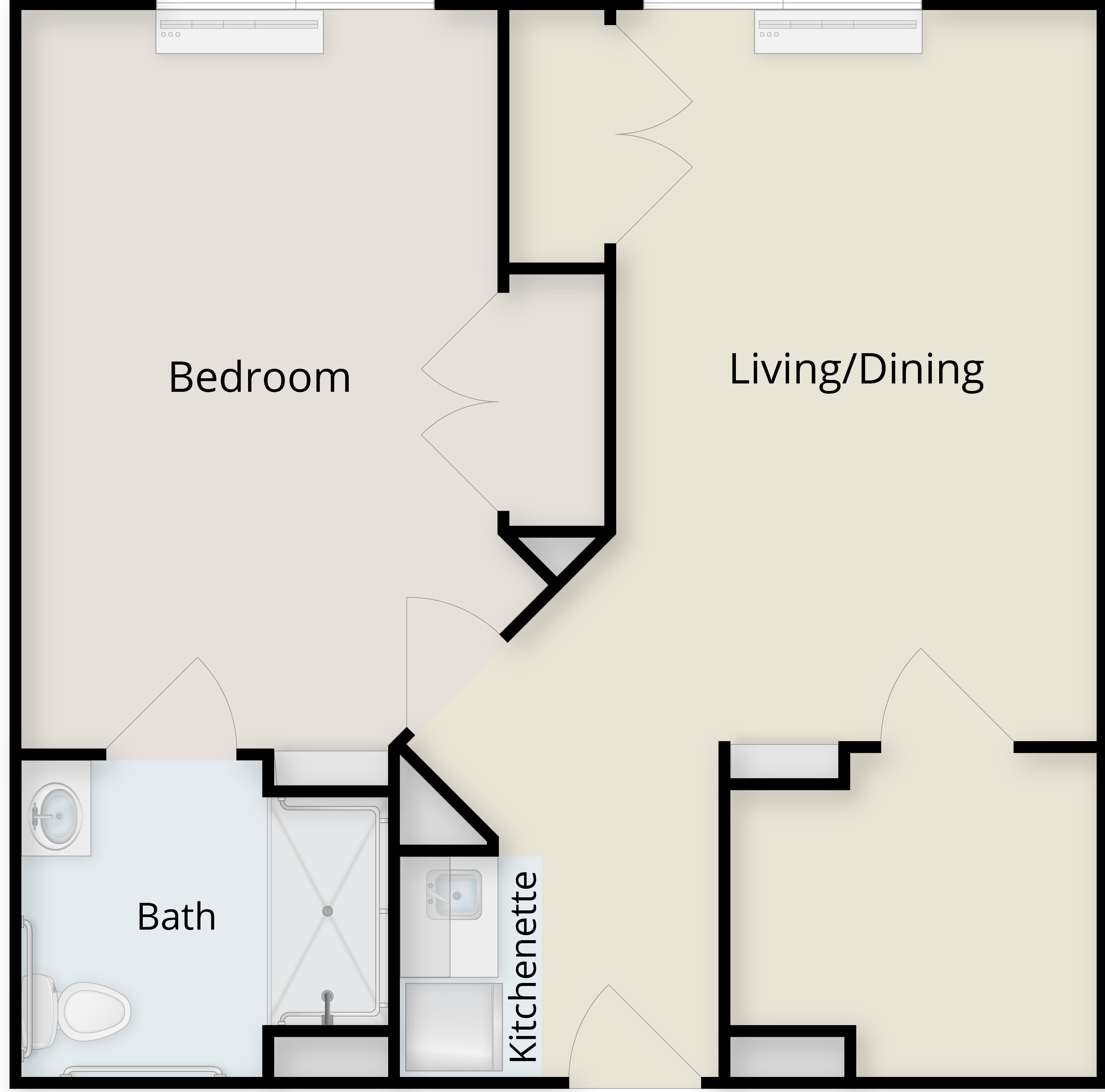 Large One Bedroom (Expansion)