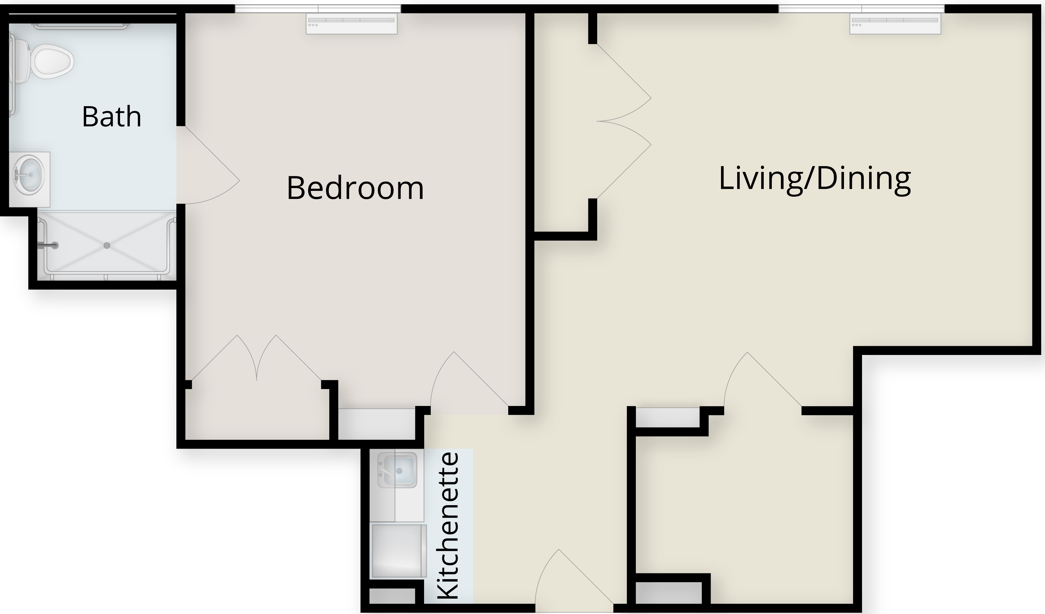Deluxe One Bedroom (Expansion)