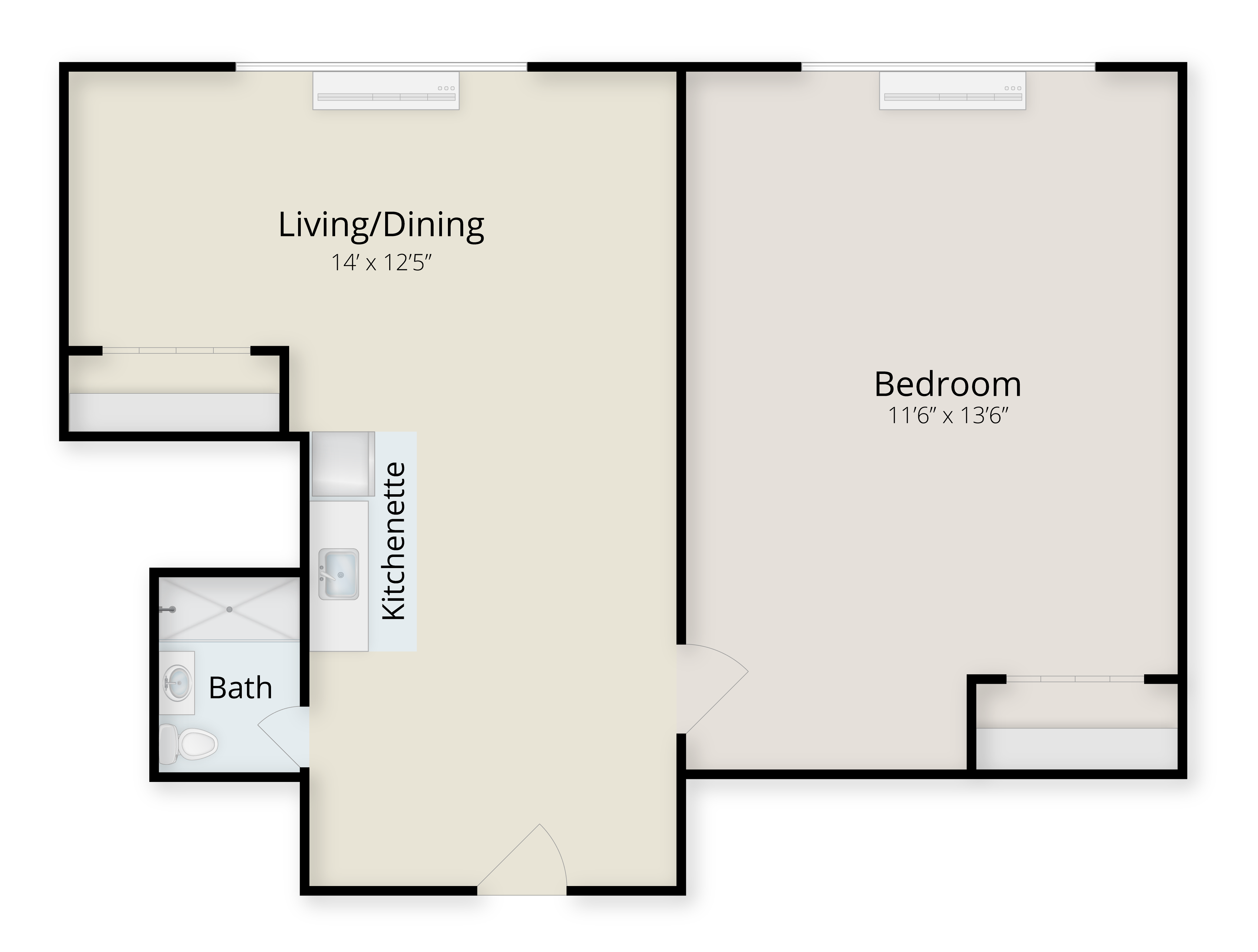 One Bedroom (Existing)